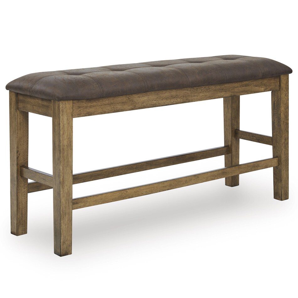 brown traditional formal dining room   