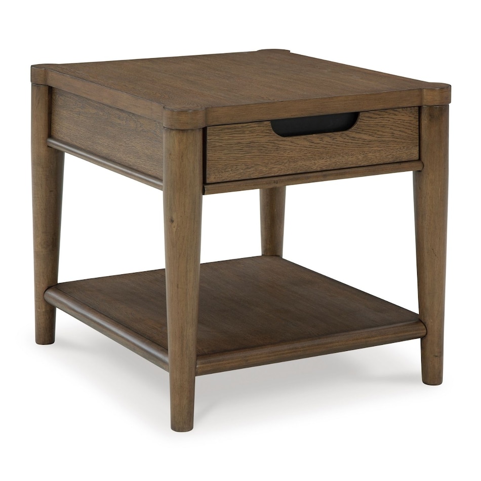 brown transitional casual tables   