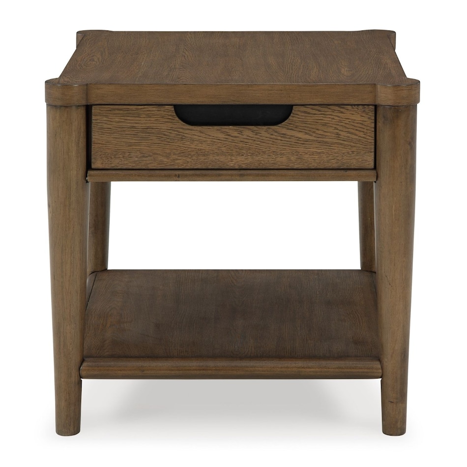brown transitional casual tables   