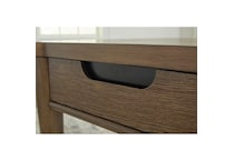 brown transitional casual tables   
