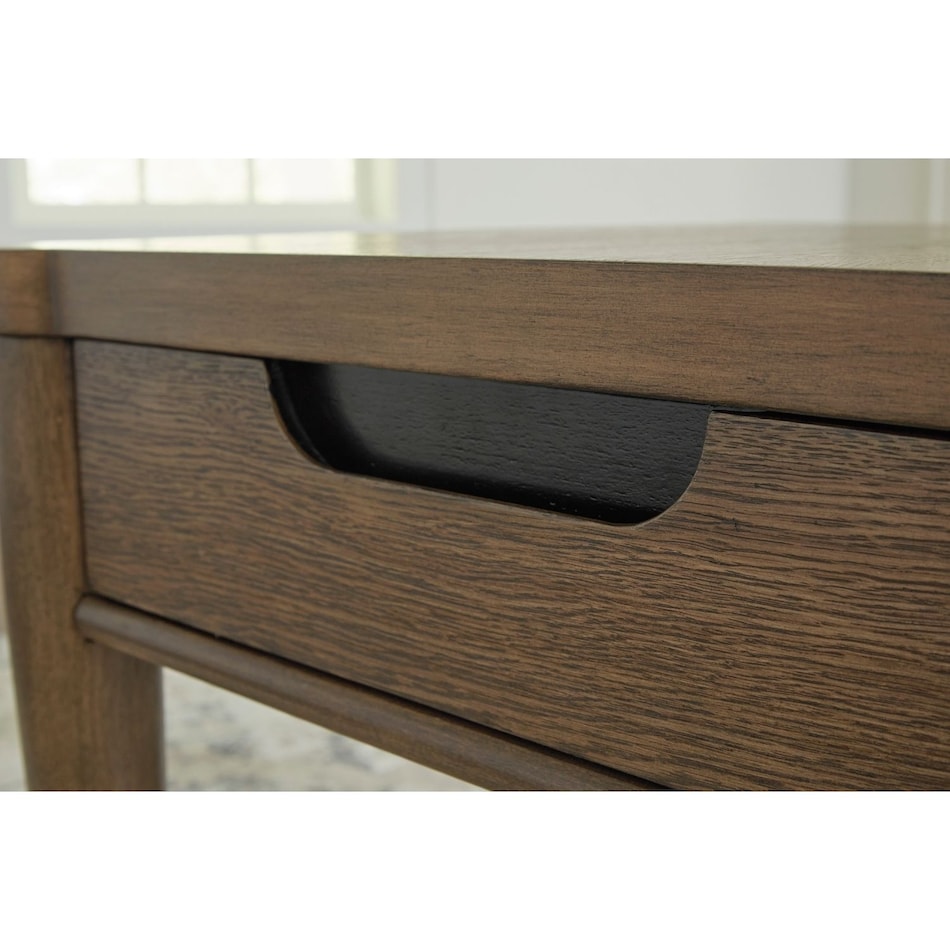 brown transitional casual tables   