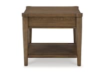 brown transitional casual tables   