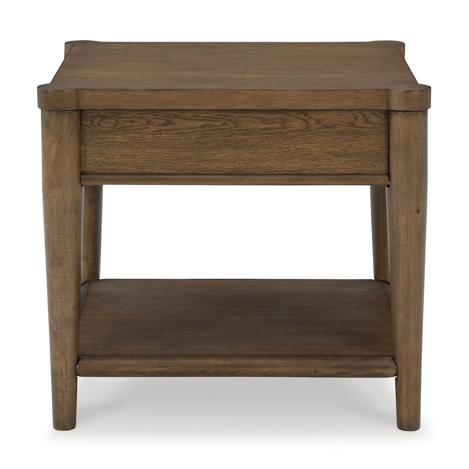 brown transitional casual tables   