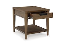 brown transitional casual tables   