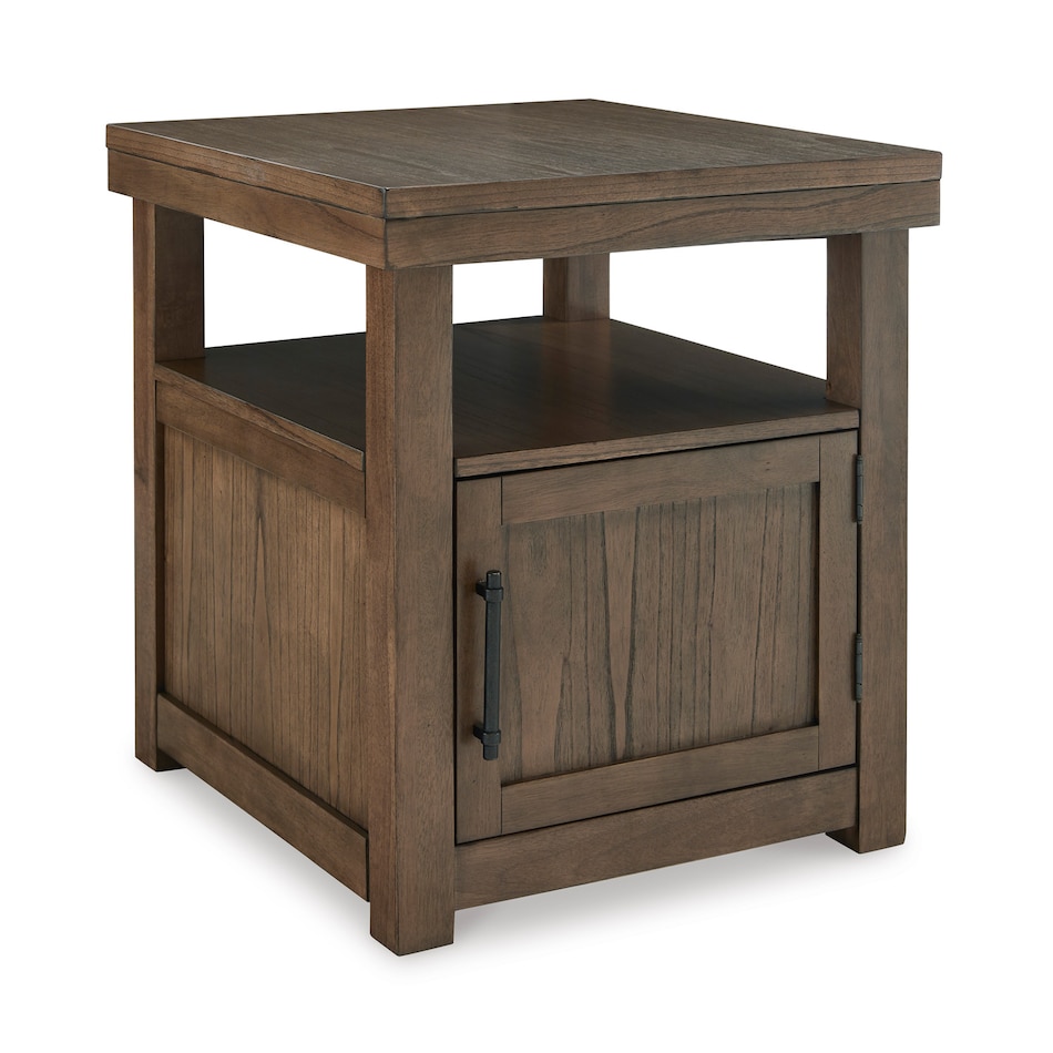 brown transitional casual tables   