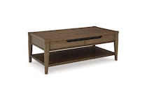 brown transitional casual tables   