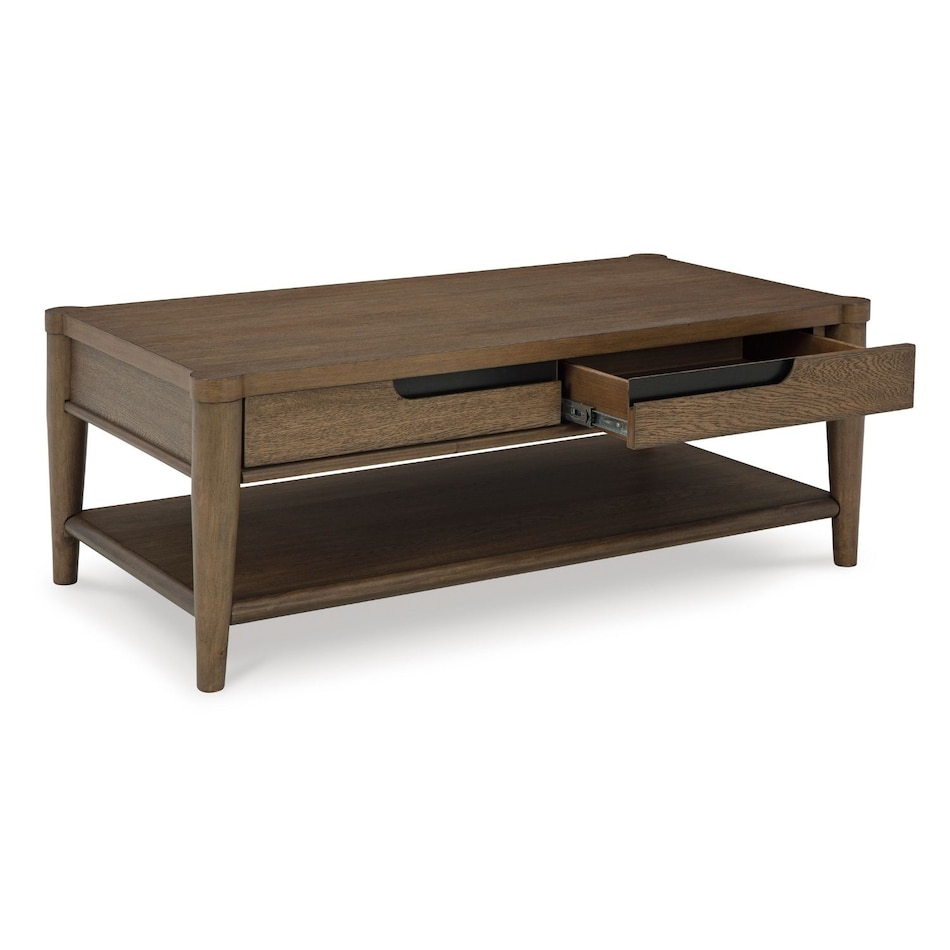 brown transitional casual tables   
