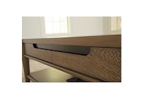 brown transitional casual tables   