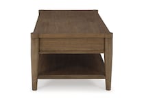 brown transitional casual tables   