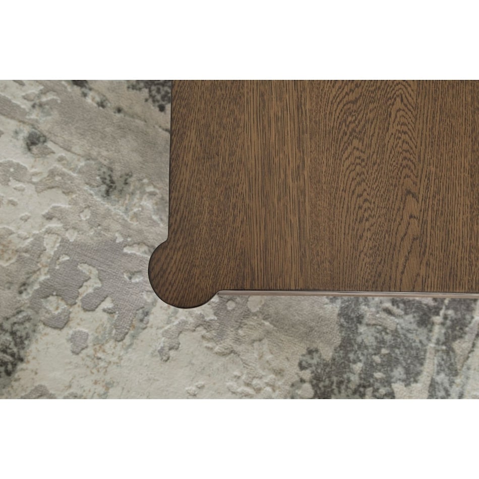 brown transitional casual tables   