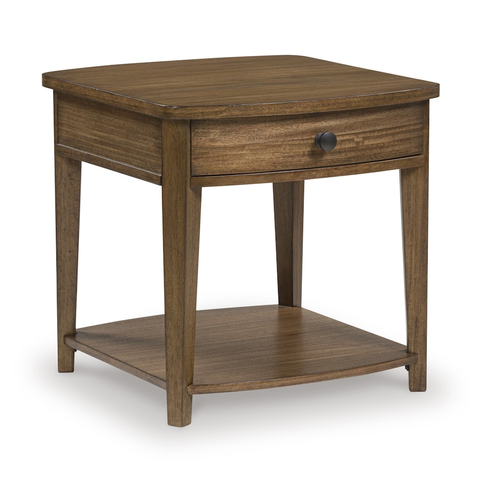 brown transitional casual tables   