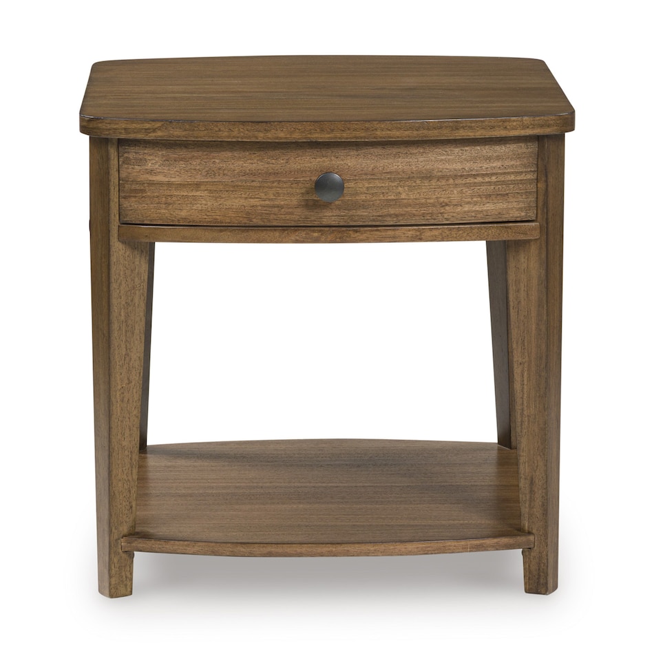 brown transitional casual tables   