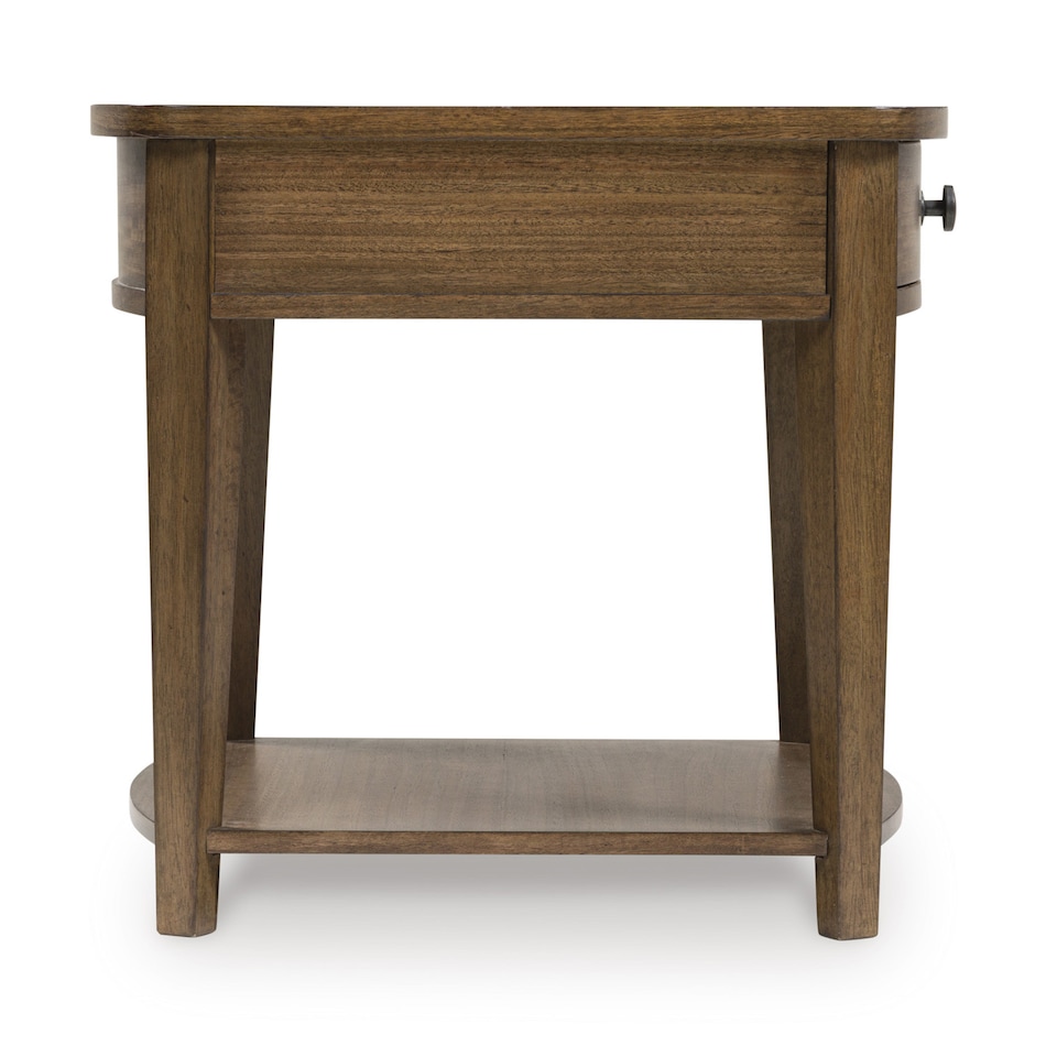 brown transitional casual tables   