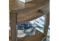 brown transitional casual tables   