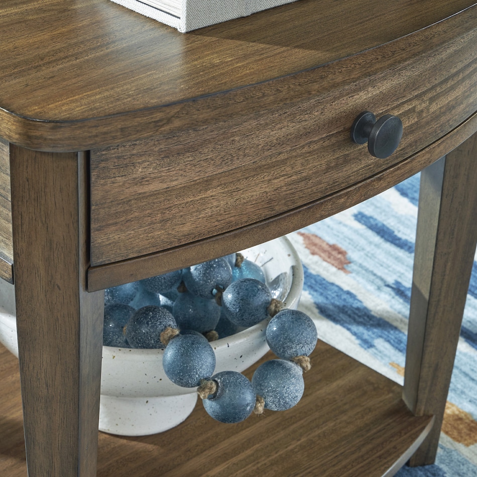 brown transitional casual tables   