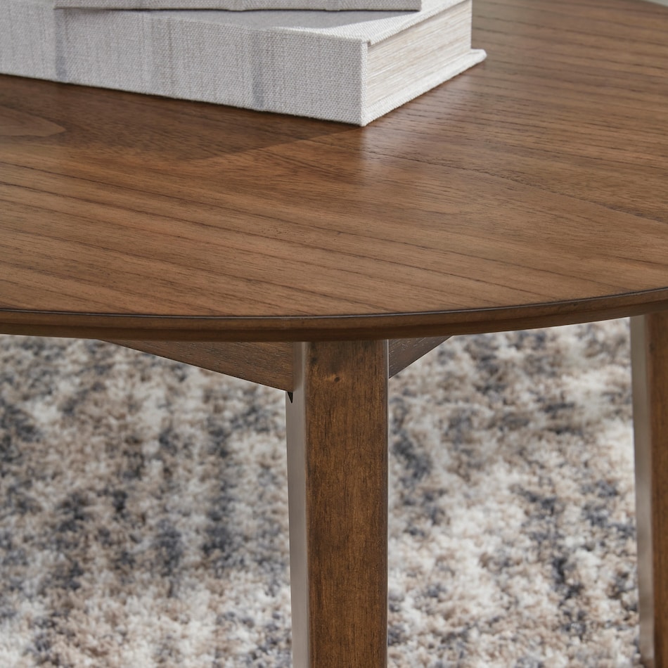 brown transitional casual tables   