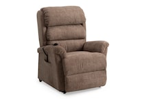 brown wall recliner   