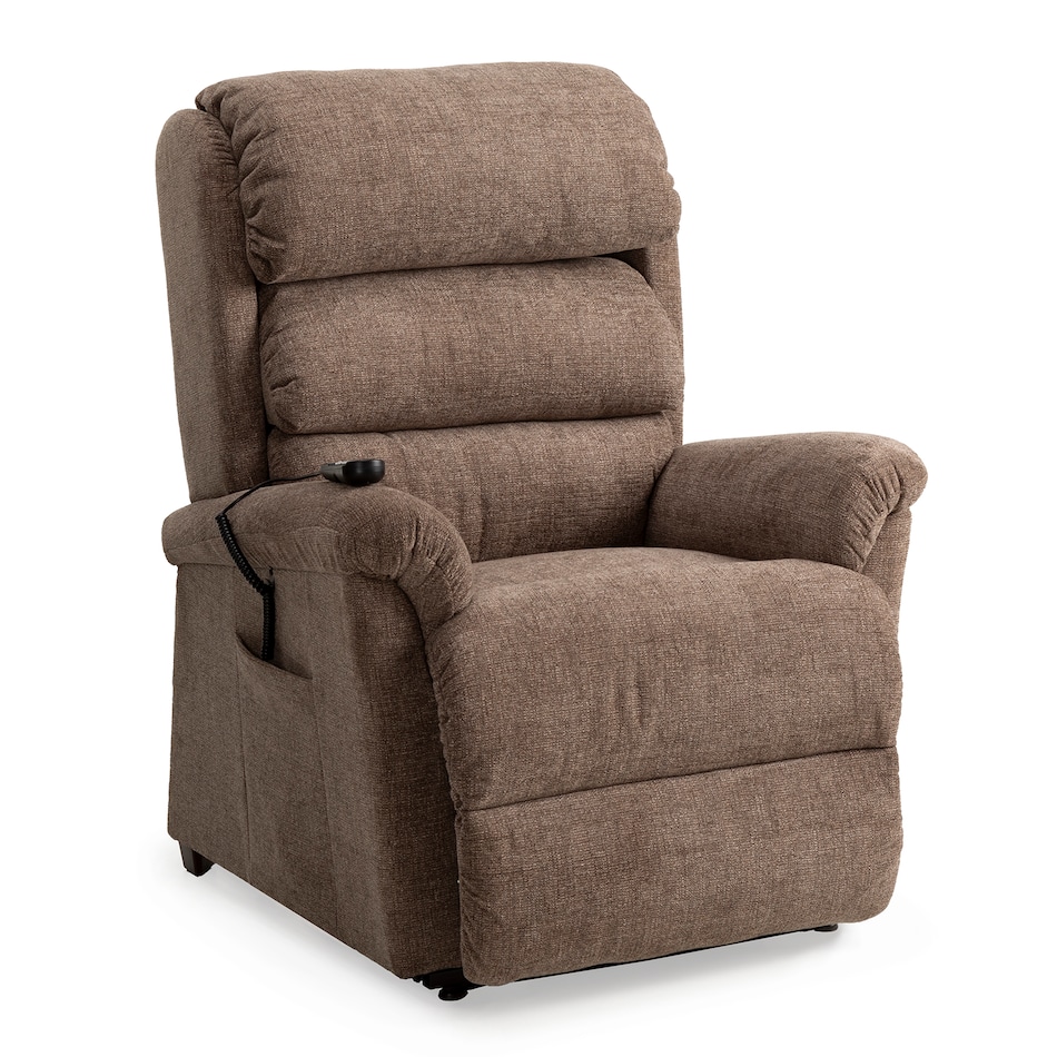 brown wall recliner   