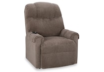 brown wall recliner   
