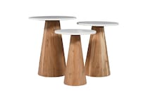 brown white accent pieces   