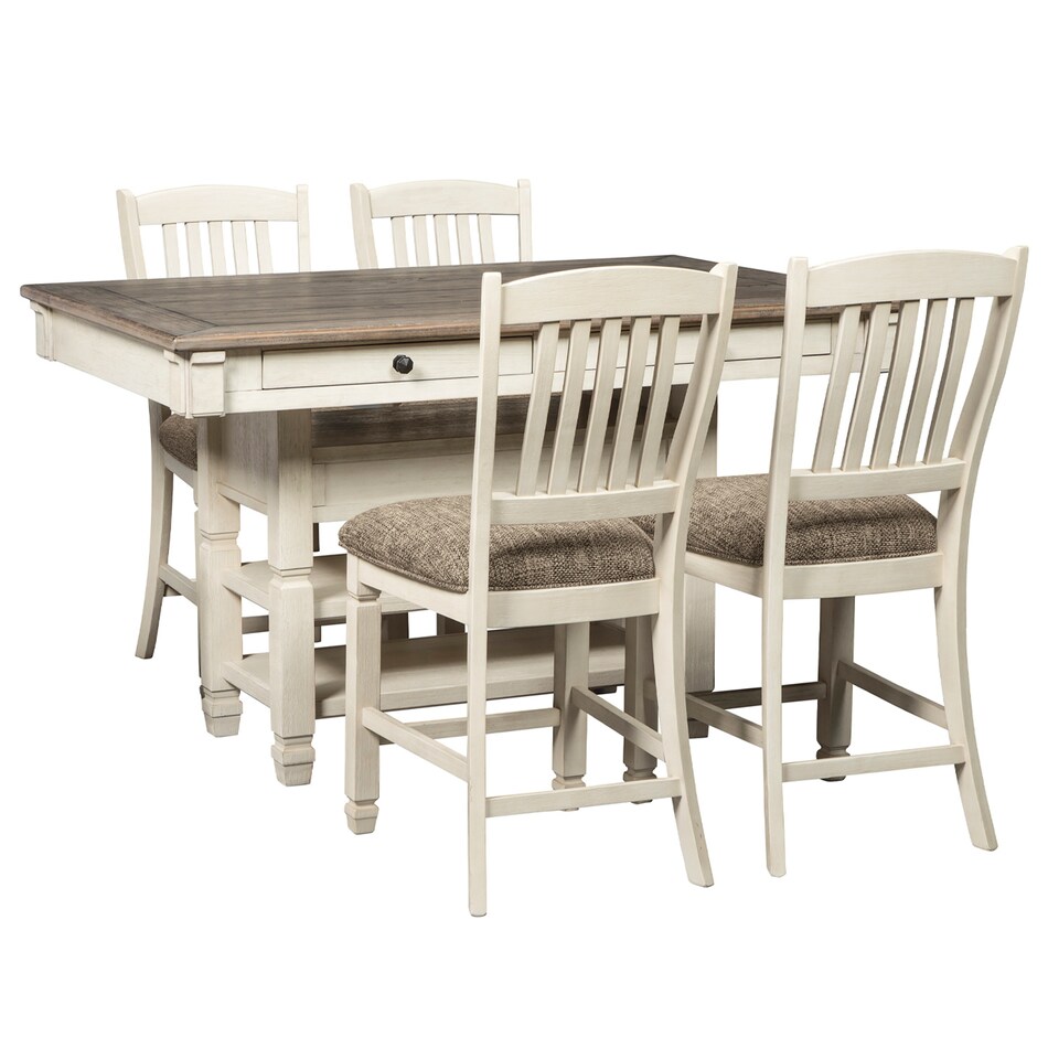 brown white country formal dining room apc  