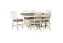 brown white country formal dining room apc  