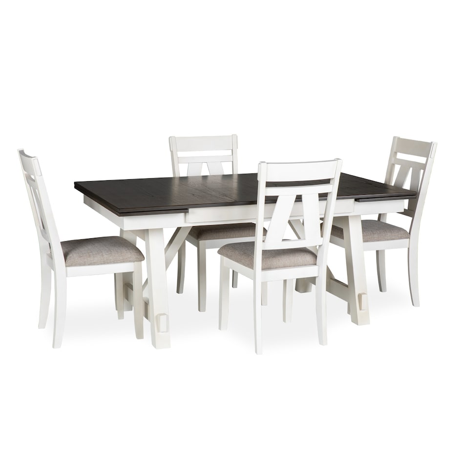 brown white country formal dining room ndp  