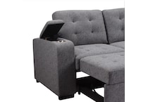 brush linen grey queen sleeper papc  