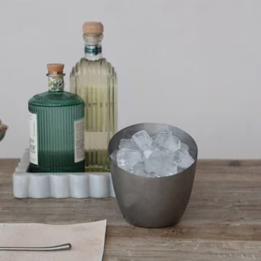 Stainless Steel Slanted Container