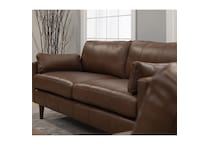 bsa brown leathermatch sofa   