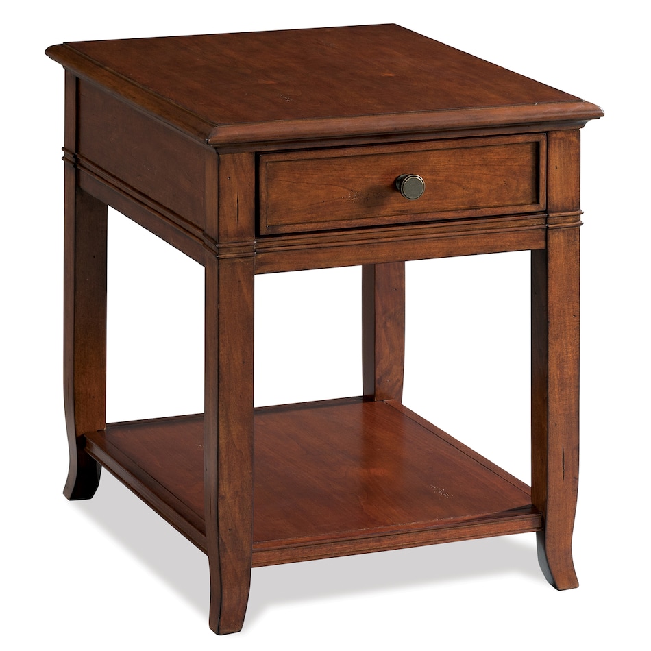 burnished cherry traditional tables   