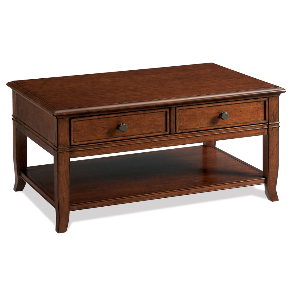 burnished cherry traditional tables   