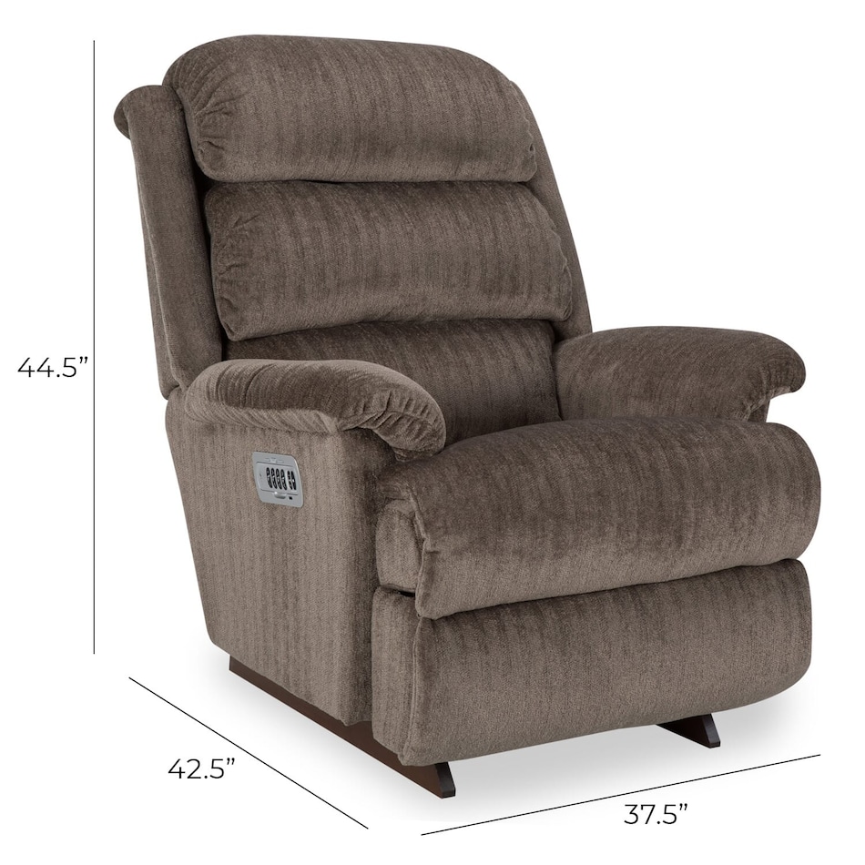 c mocha brown rocker recliner   
