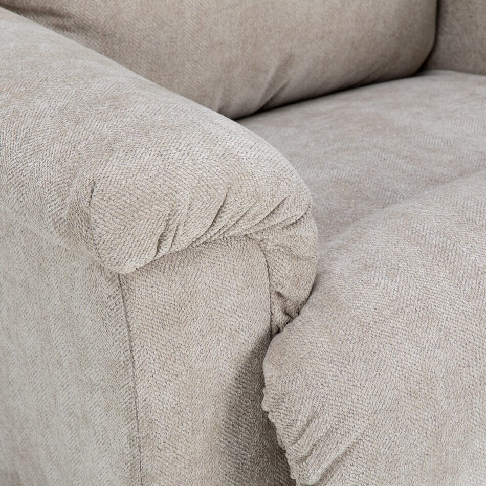c birch chaise rocker recliner   