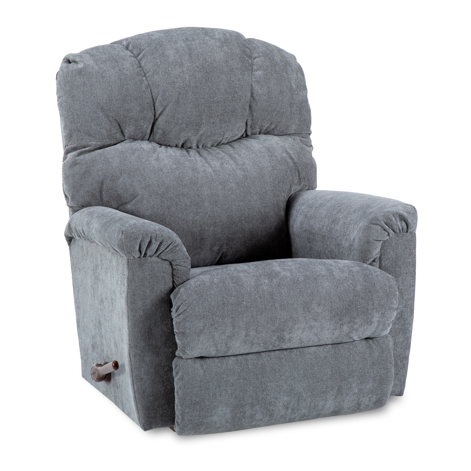 La-Z-Boy Lancer II Gray Swivel Rocker Recliner | WG&R Furniture