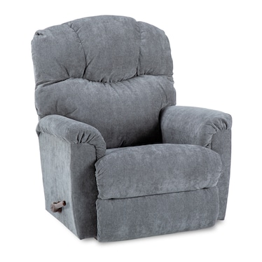 La-Z-Boy Lancer II Gray Swivel Rocker Recliner