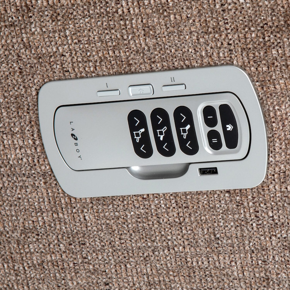 c mushroom casual transitional recl sofa   