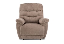 c mocha chaise rocker recliner   