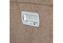 c mocha chaise rocker recliner   