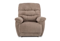 c mocha chaise rocker recliner   