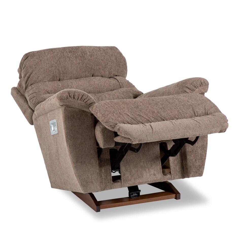 c mocha chaise rocker recliner   