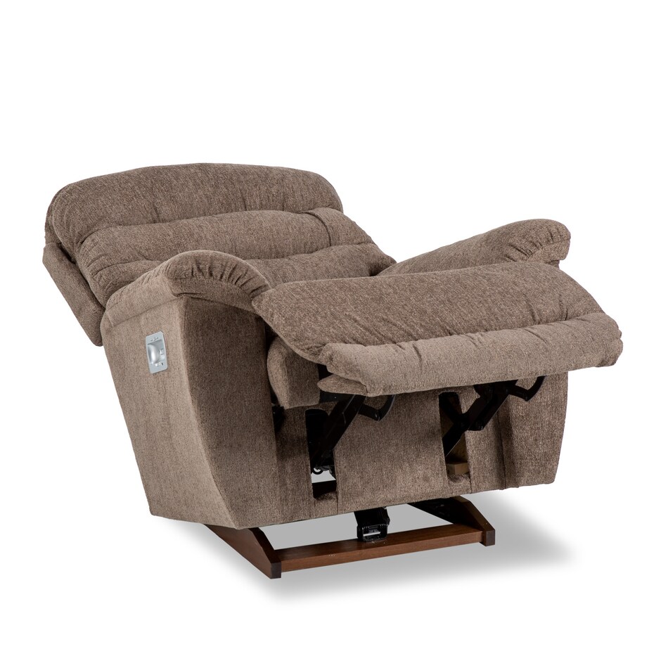 c mocha chaise rocker recliner   