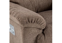 c mocha chaise rocker recliner   