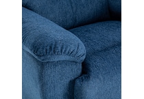 c navy chaise rocker recliner   