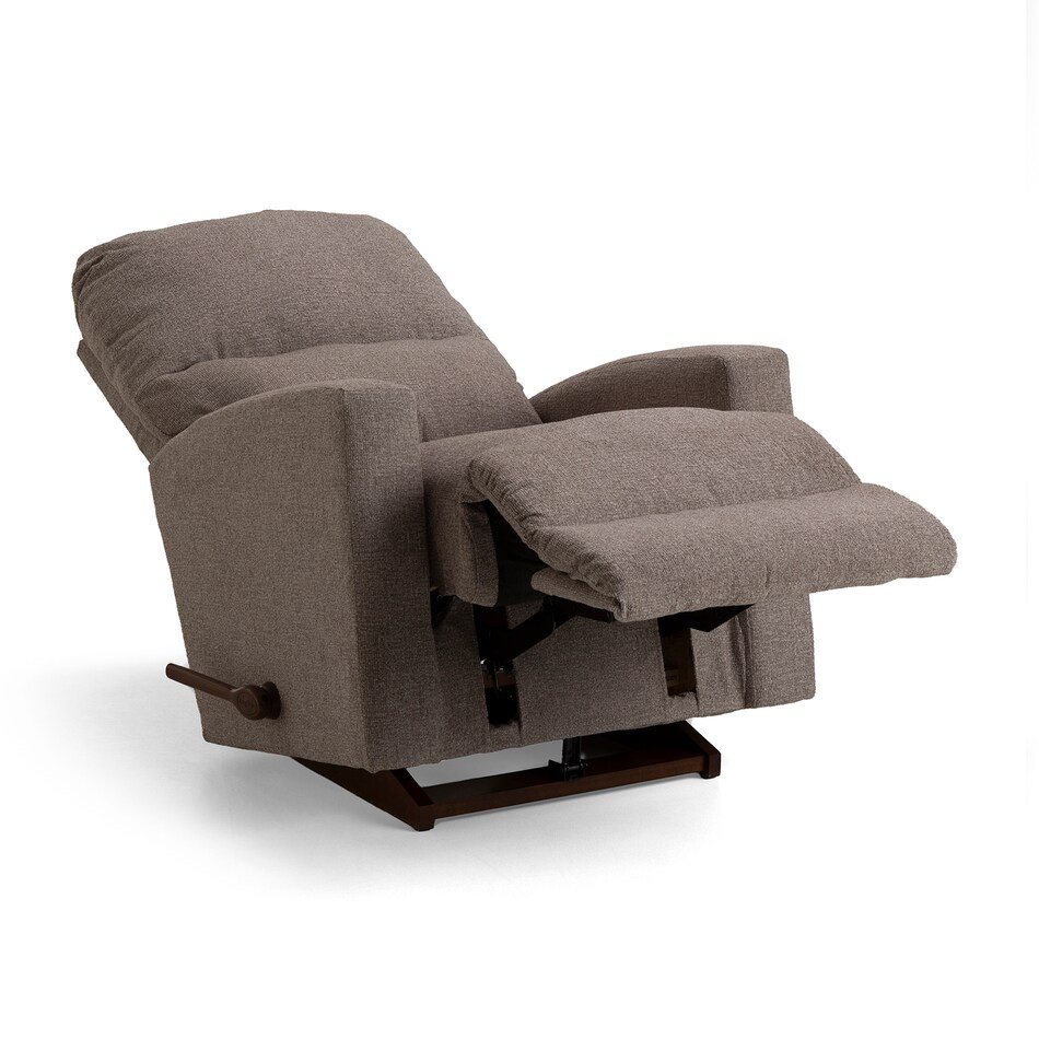 c taupe chaise rocker recliner   