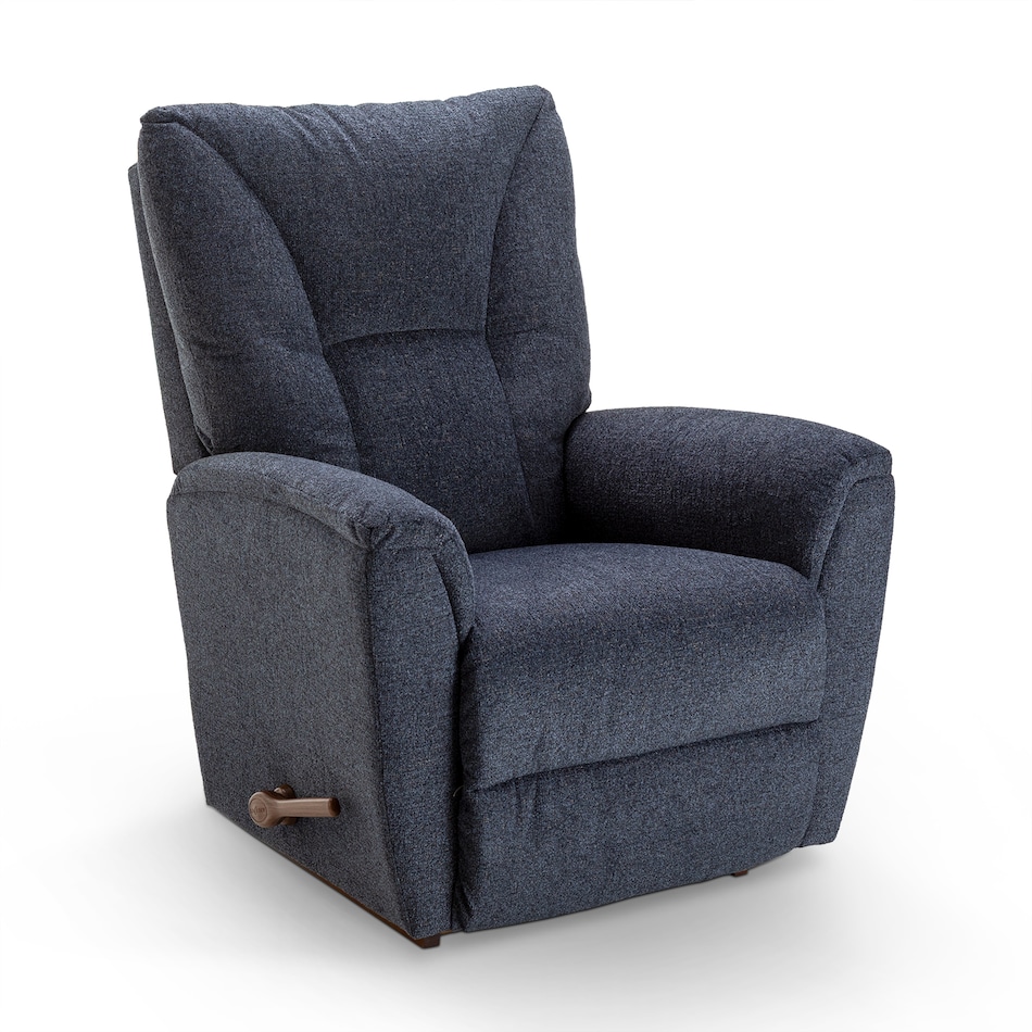 c navy chaise rocker recliner   