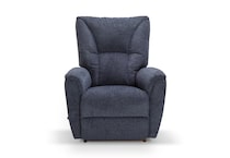 c navy chaise rocker recliner   
