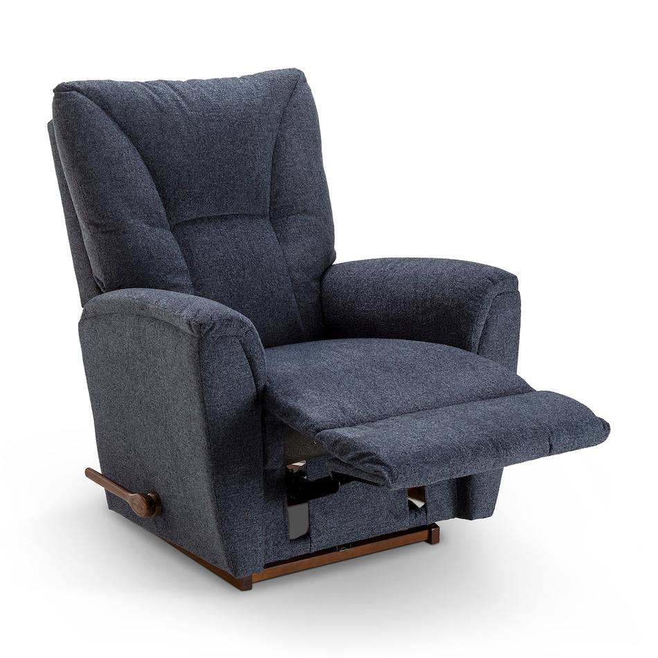 c navy chaise rocker recliner   