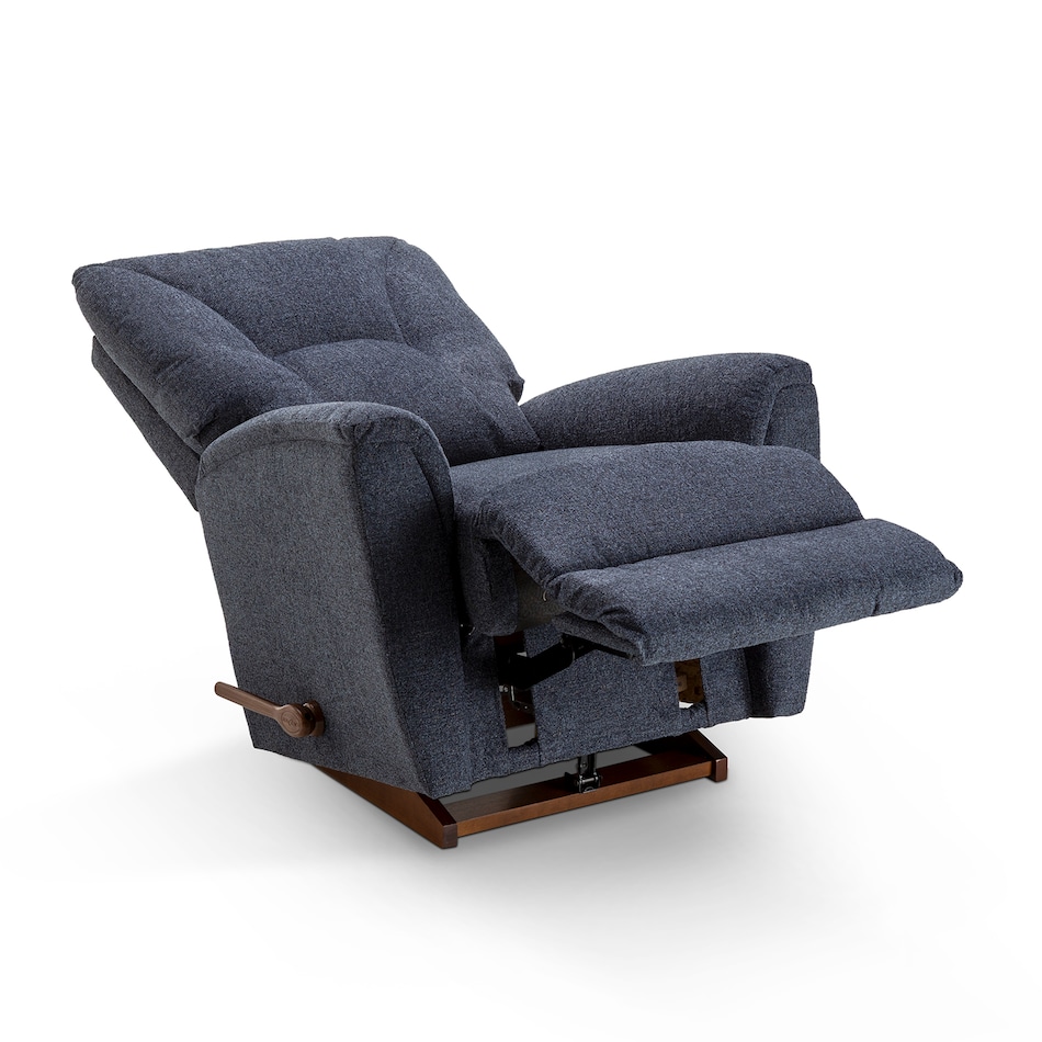 c navy chaise rocker recliner   