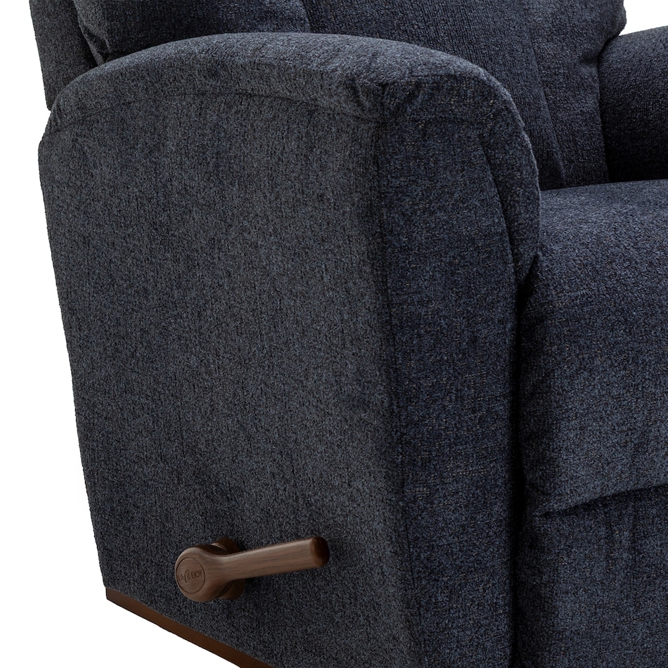 c navy chaise rocker recliner   